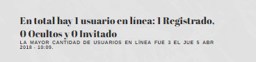 Editar la leyenda «En total hay 0 usuario en línea: 0 Registrado, 0 Ocultos y 0 Invitado». O1zD4w03_o