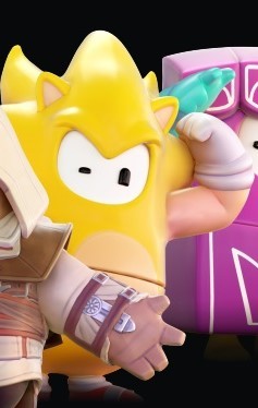 A SKIN DO SONIC de GRAÇA no Fall Guys 