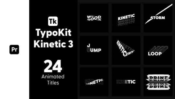 Typo Kit Kinetic - VideoHive 44574658