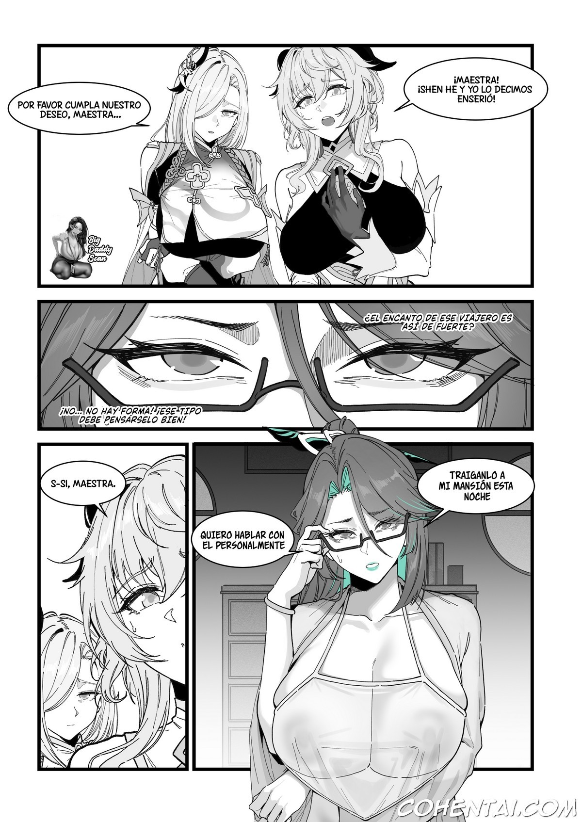 Cloud Retainer: A test for Aether (Genshin Impact) xxx comics manga porno doujin hentai español sexo 