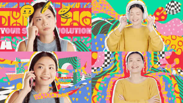 Pop Art Influencer Opener - VideoHive 49728743