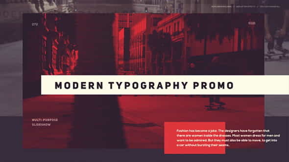 Typography Promo - VideoHive 21403963