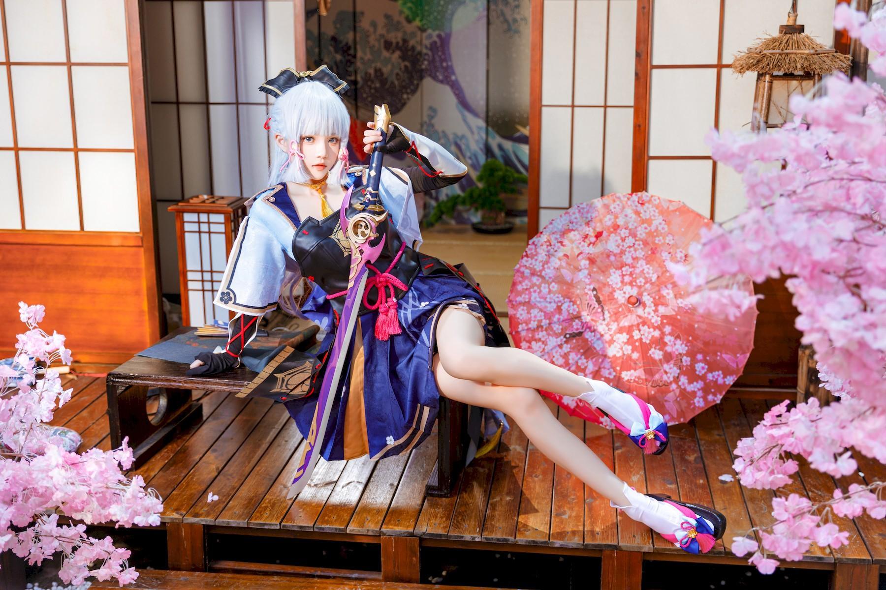 Cosplay 桜桃喵 神里绫华 Ayaka Kamisato(33)