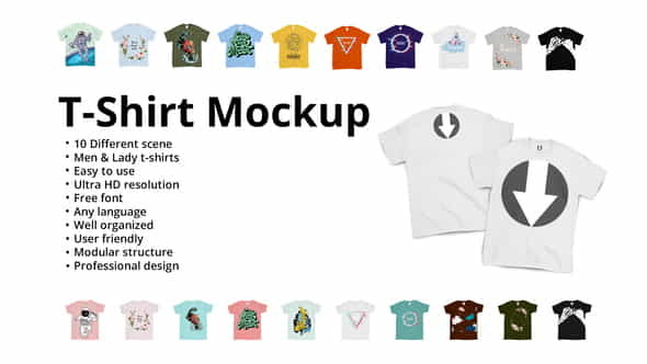 T-Shirt Mockup - VideoHive 23522948