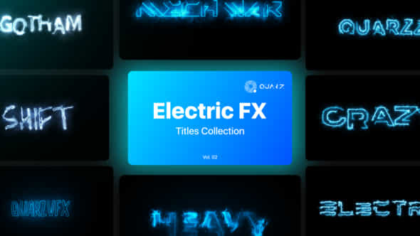 Electric Motion Titles - VideoHive 45344855