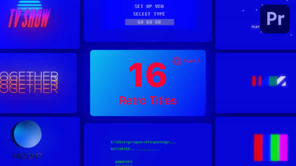 Retro Titles - VideoHive 44942813