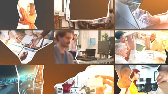 Torn Paper Transitions Mogrt - VideoHive 54150779