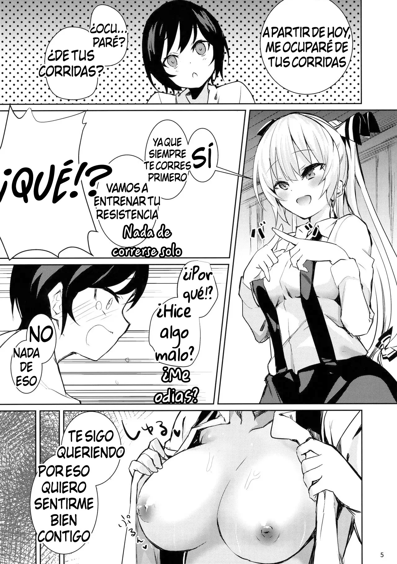 Mokou Onee-chan y su Shota 3 - 4