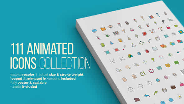 111 Animated Icons - VideoHive 29604976