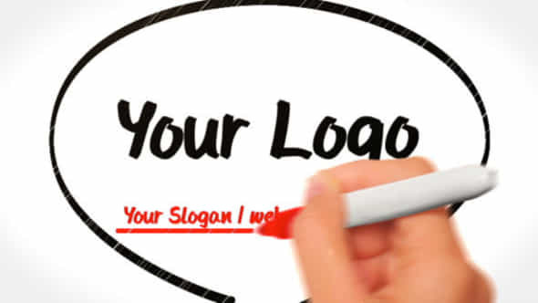 Whiteboard Logo - VideoHive 4826270