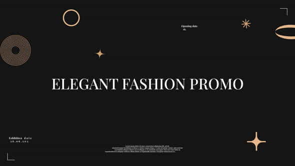 Elegant Fashion Promo - VideoHive 35985068