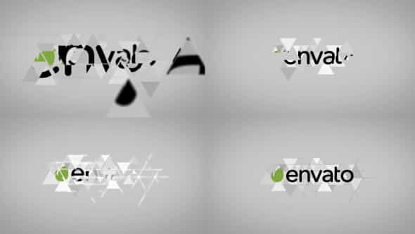 Triangles Logo Reveal - VideoHive 13658527
