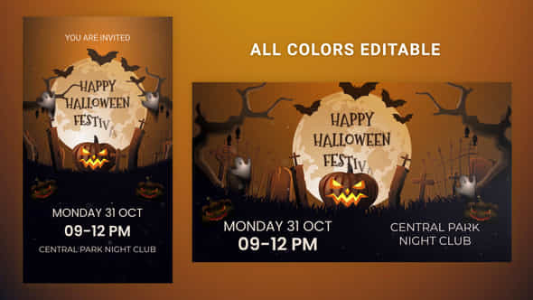 Halloween Party - VideoHive 54823353