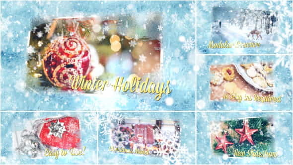 Winter Holidays Slideshow - VideoHive 13960136