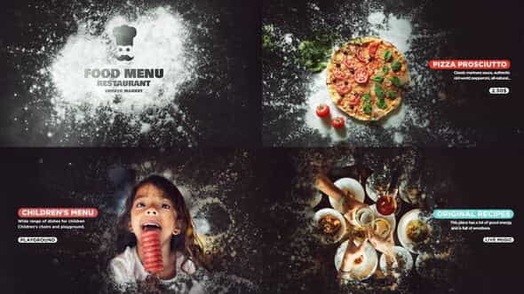 Food Menu Restaurant Promo - VideoHive 23643806