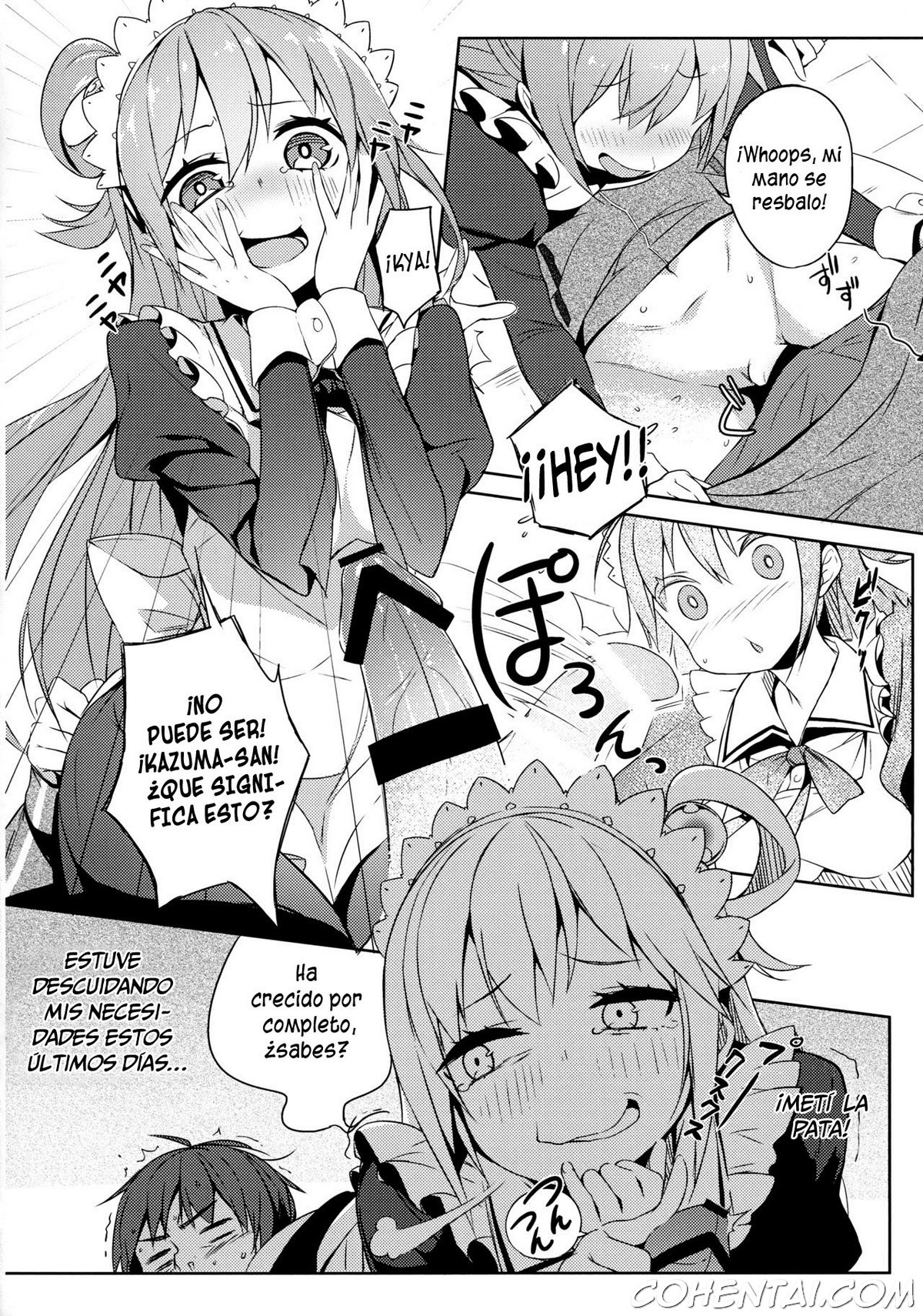 Kono Da-Maid to Mitsudan o! (Kono Subarashii Sekai ni Syukufuku o!) xxx comics manga porno doujin hentai español sexo 