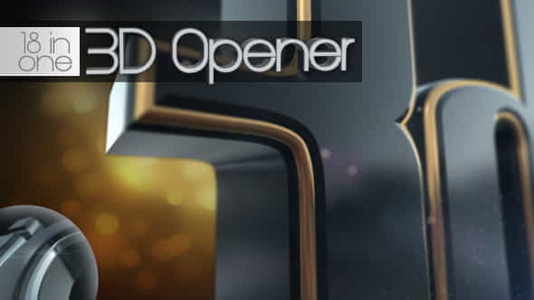3D Opener 18 in 1 - VideoHive 4467367