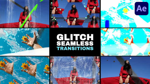 Grunge Glitch Seamless Transitions After Effects - VideoHive 58336328