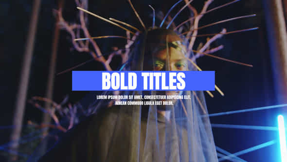 Bold Design Titles - VideoHive 46623058