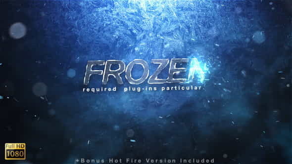 Frozen Reveal - VideoHive 9697348