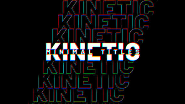 Kinetic Titles - VideoHive 47538094