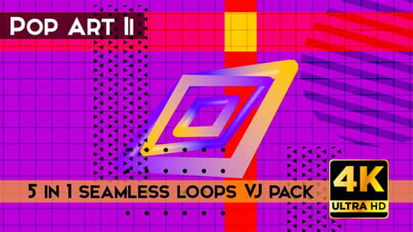 Pop Art II VJ Loops - VideoHive 22141002
