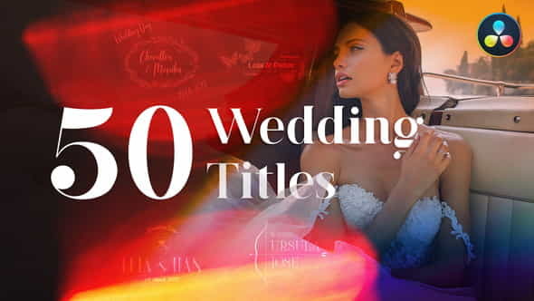50 Wedding Titles | For - VideoHive 34907973