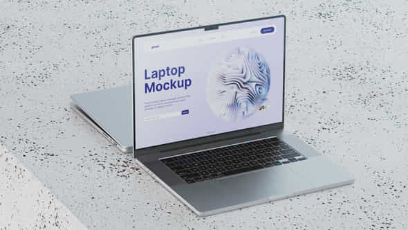 Animated Laptop Mockup - VideoHive 57862110