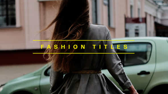 Fashion Opener Titles - VideoHive 36111626