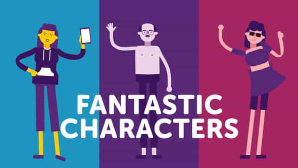 Fantastic Characters - for explainer - VideoHive 24659186