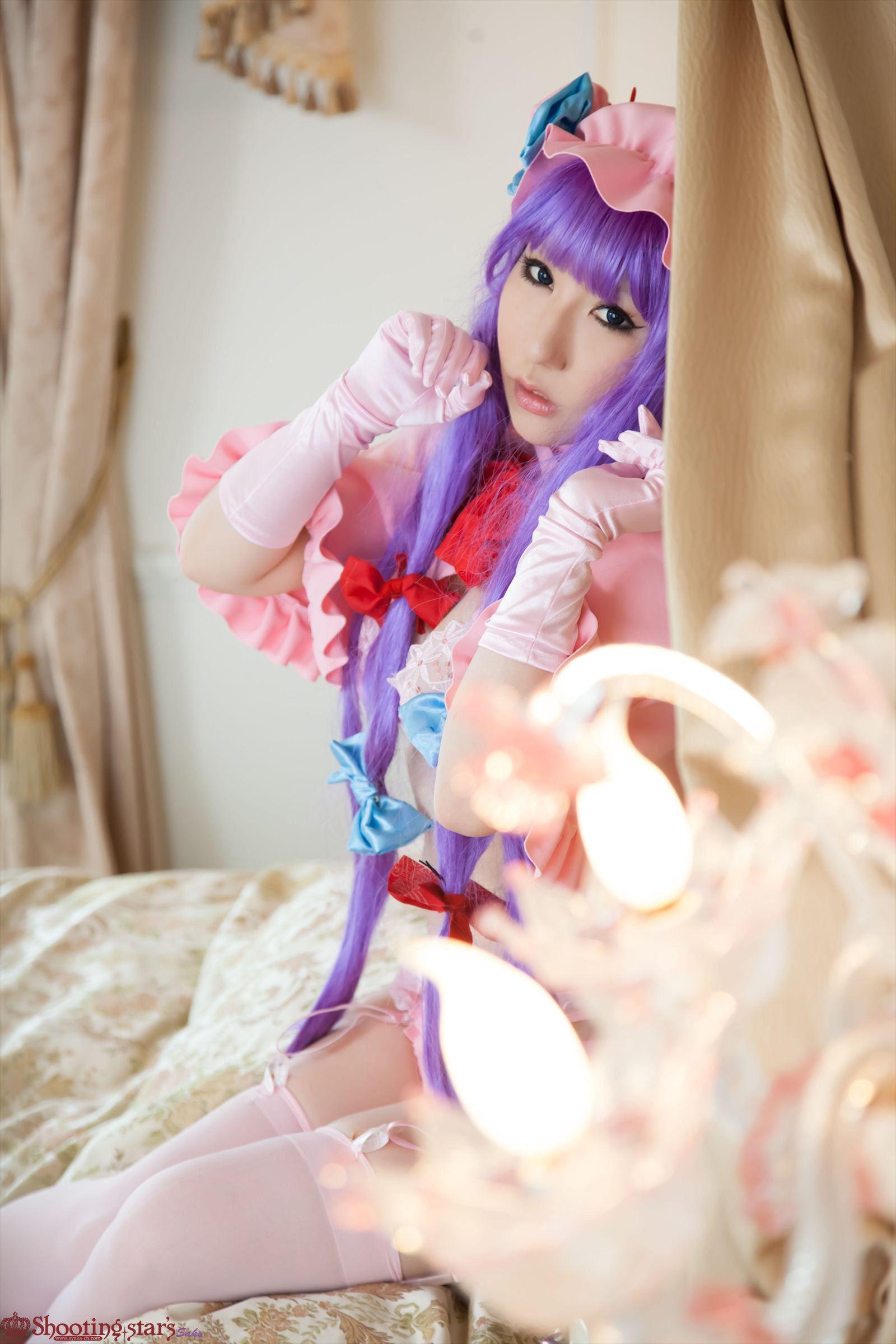 绫香サク (サク綾香 Saku Ayaka) 《東方Project》Patchouli Knowledge [Shooting Star’s] 写真集(19)