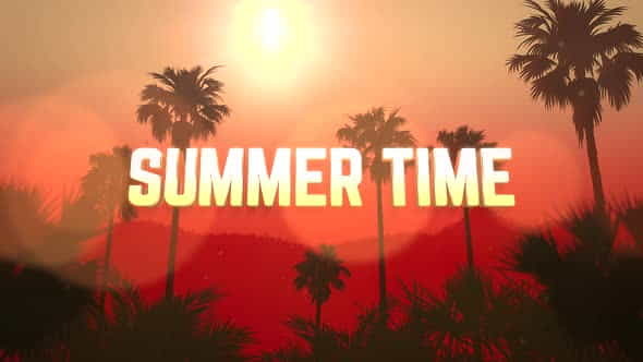 Text Summer Time and Panoramic - VideoHive 32698883