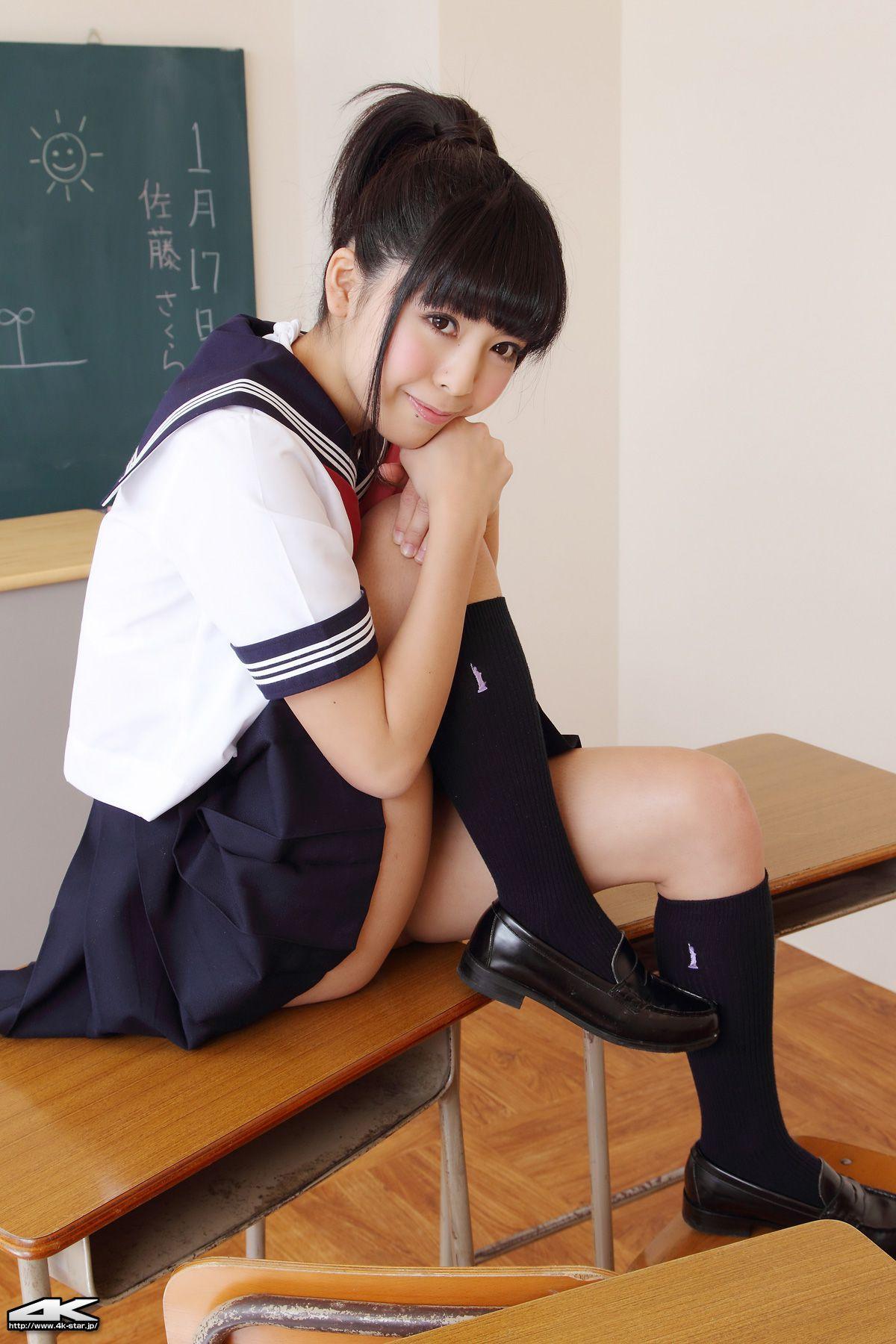 [4K-STAR] NO.00021 Sakura Sato 佐藤さくら Sailor Suit 水手服 写真集(44)