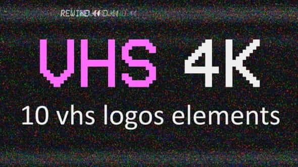 Vhs 4K Logos Pack - VideoHive 26311530