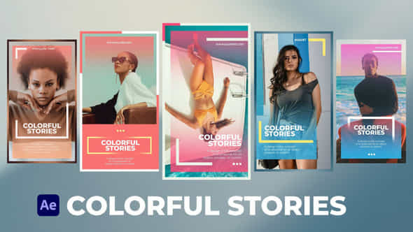 Colorful Stories For After Effects - VideoHive 53036593