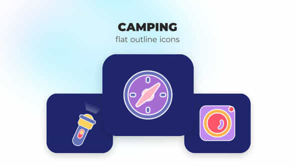 Camping - Flat - VideoHive 45844141