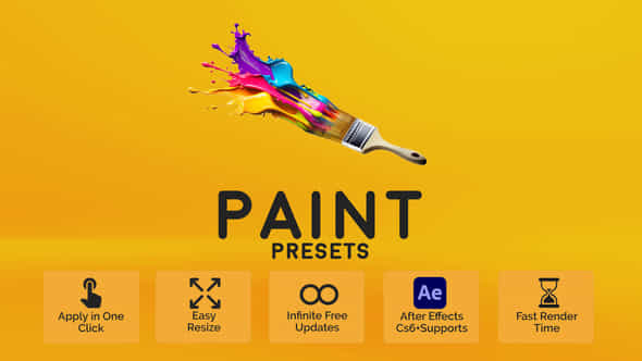 Paint Presets For After Effects - VideoHive 52993007