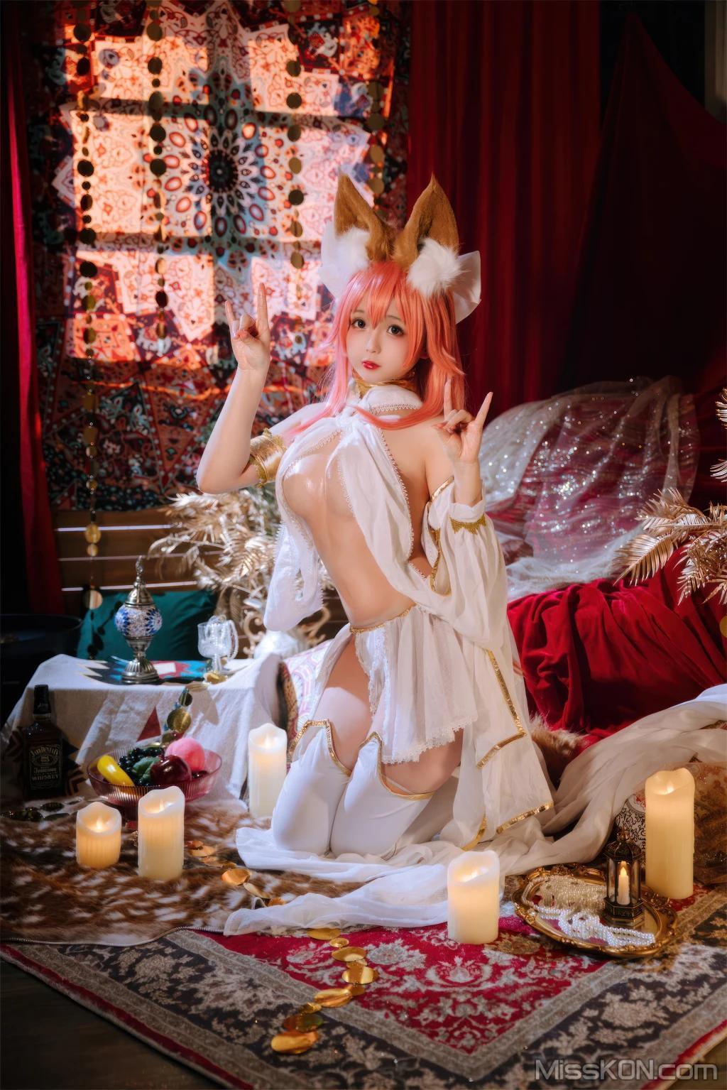 Coser@日奈娇: 玉藻前舞娘 – 涂油 (54 photos)(33)