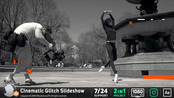 Cinematic Glitch Slideshow - VideoHive 20624047