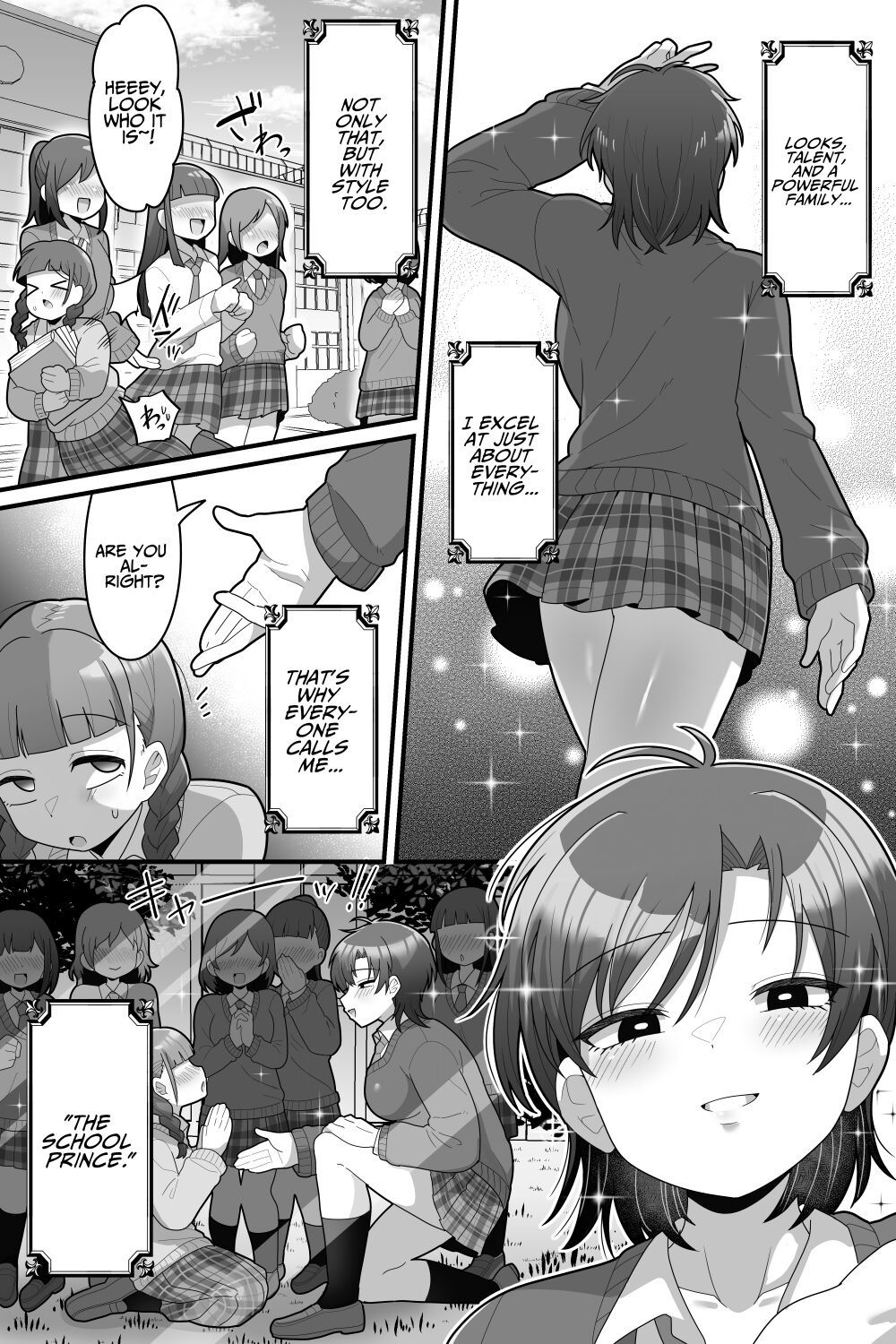 [Dakkoku Kidoutai S.A.C (Dakkoku Jiro)] Gakuen no Ouji-sama VS Futanari Chinpo  The School Prince VS Her Futanari Cock [English] [T's Translations]