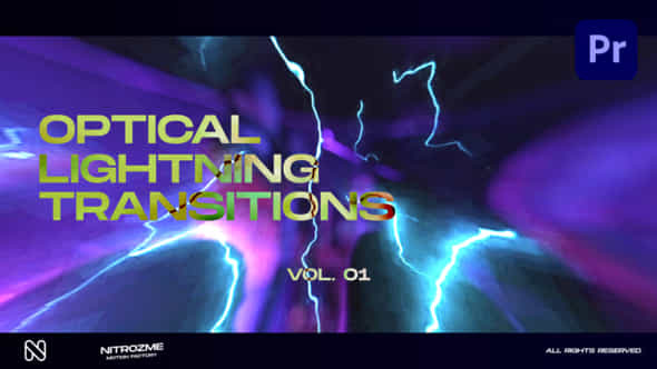 Lightning Optic Transitions Vol 01 For Premiere Pro - VideoHive 50747646