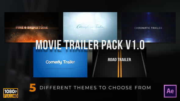 Movie Trailer Variety Pack v1.0 - VideoHive 25505985