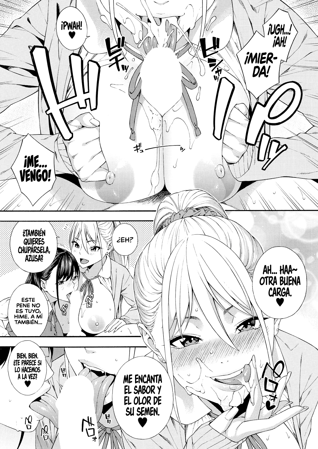 [Zonda] Fellatio Kenkyuubu _ Departamento de Investigación de las Felaciones Ch. 1-4 [Span