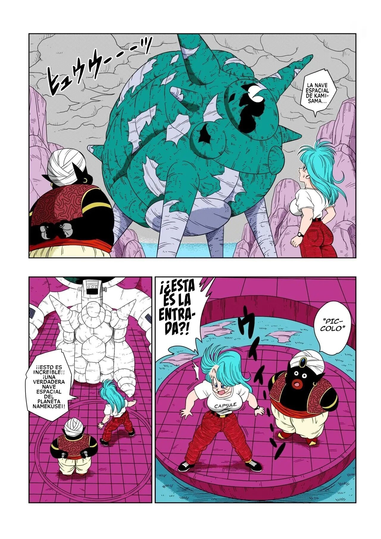 Dagon Ball - Bulma Conoce A Mr Popo - Sexo Dentro De La Misteriosa Nave Espacial! - 3