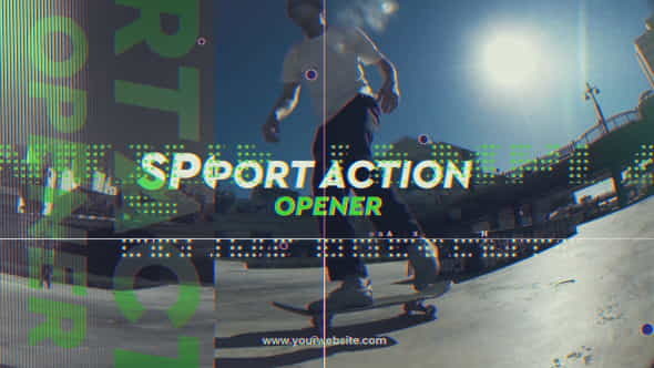 Sport Glitch Opener - VideoHive 21196877