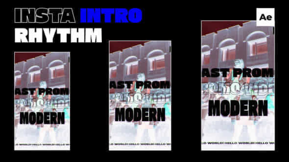 Insta Rhythm Intro Ae - VideoHive 56241852