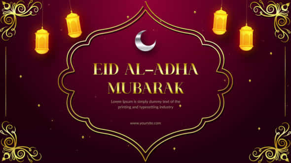 Eid Al Adha Greetings And Invitation - VideoHive 56617534