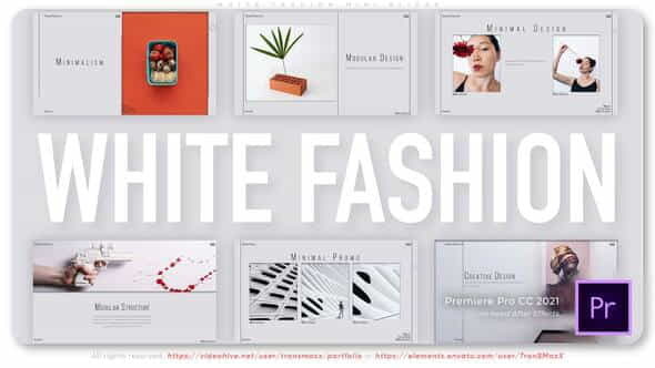 White Fashion Mini Slides - VideoHive 35593218