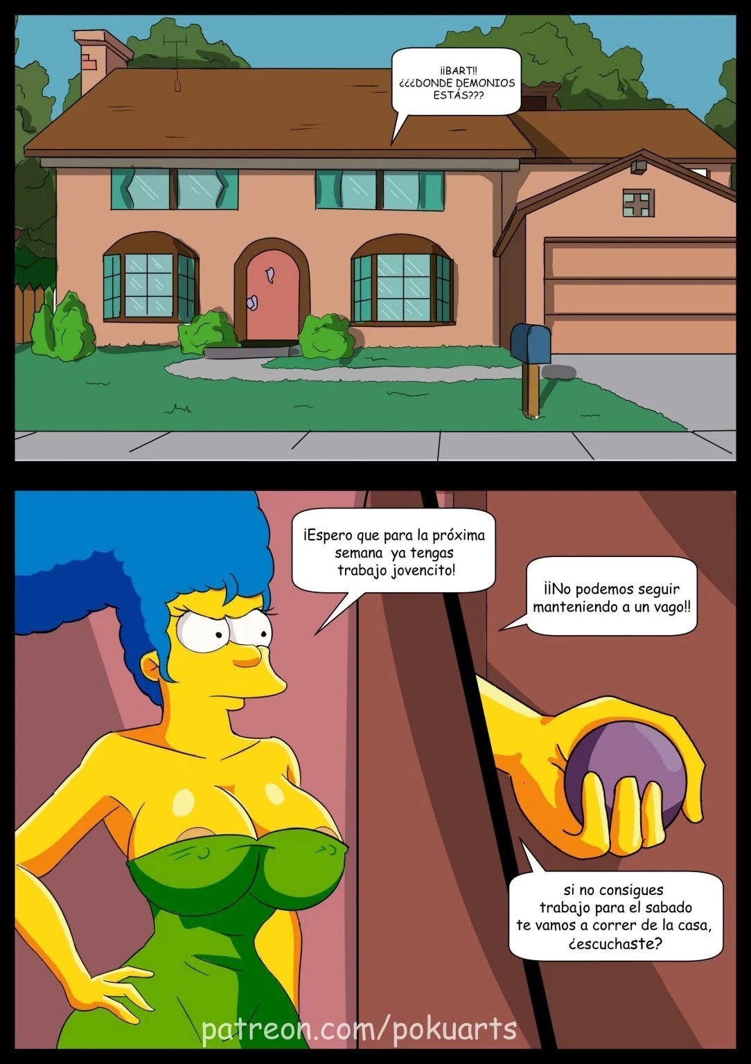 [PokuArts] Mi Hijo la Tiene Grande (The Simpsons) [Spanish]