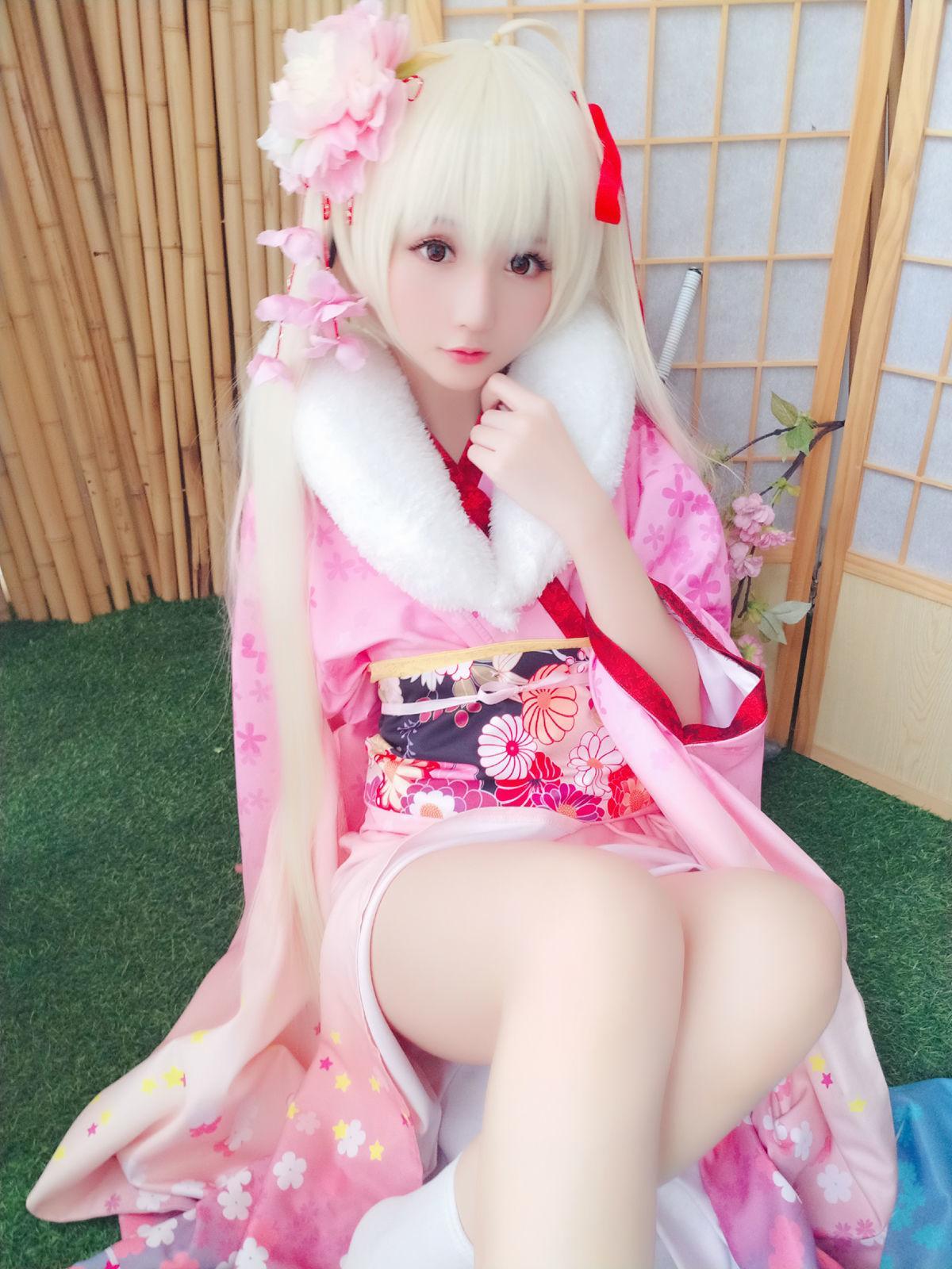 星之迟迟《粉红泡泡包》 [COSPLAY美女] 写真集(55)